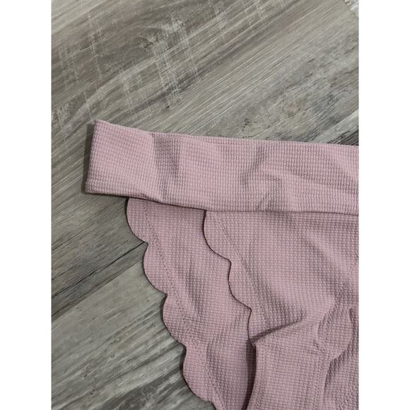 MARYSIA Antibes Scalloped Bikini Bottom Light Purple Size Small NWT - Picture 4 of 6